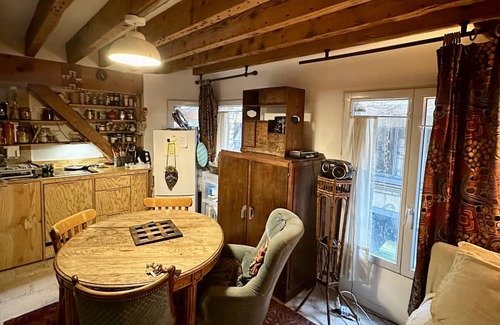 Quartier du Pont-de-Flandre Apartamento | Charming 40m2 Duplex - Quiet & Bright near Parc de la Villette