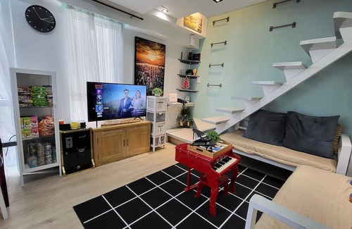 Bonifacio Global City Condominio | Muggle Stay1.0 - 2BR in BGC 50mbps WIFI