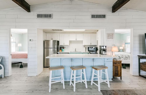 Galveston Casa | Pet-friendly home on the canal <1 mile to beach! Large top deck to enjoy.