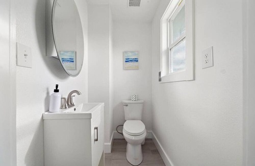 Galveston Casa | Oceanview beach house with game room and deck, close to beach