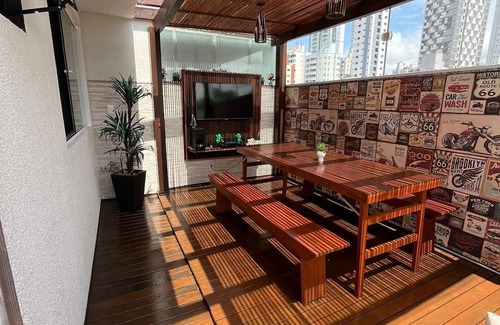 Nacoes Apartamento | Lindo Apartamento, Região Central, rua Reta mar e Jacuzzi Privativa!