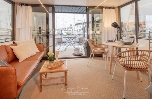 Heiligenhafen Alquiler De Eote | Houseboat Seahorse Comfortable Vacation Home