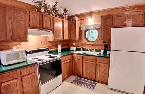 Eureka Springs Cabina | Wisteria Lane 01 Secluded in Ozarks, Large Spa Tub
