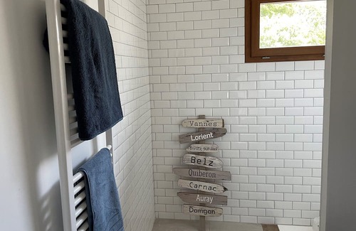 Ploemel Cabaña | Cottage 'Gîte D'izel - Rdc' with Private Terrace, Private Garden and Wi-Fi