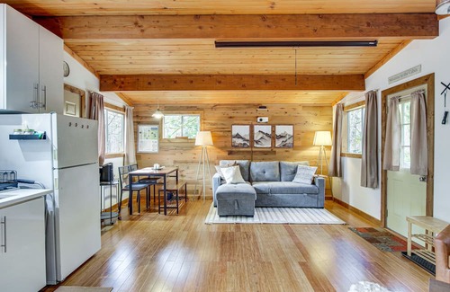 Lime Kiln Cabina | Arlington Creekside Cabin w/ Hot Tub & Fire Pit!