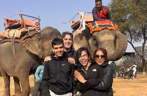 Pink City Casa | Room 1 - You can spend time with elephants by going close them