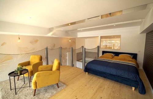 Saint-Valery-en-Caux Apartamento | Loft "le Chic" - Jacuzzi King Size