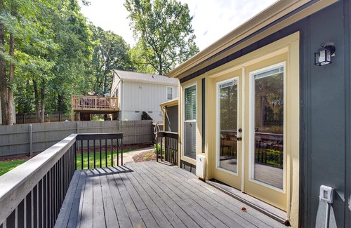Alpharetta Cabaña | Charming Alpharetta Home w/ Spacious Yard!