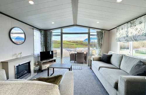 Newquay Chalet De Esquí | 14 Valley View is a gorgeous luxury 5 star lodge style caravan in Porth