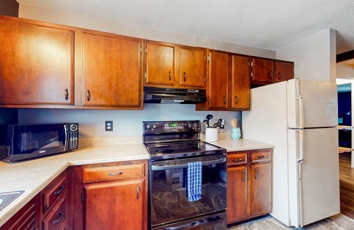 Greenville Junction Condominio | First-floor condo near lake/skiing/hiking with beach access, lake view & patio