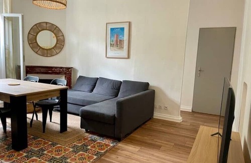La Gare Apartamento | Appart "rue des Jardins "2 Chambres, Clim,