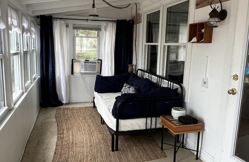 Slaughter Beach Casa | Beachfront Cottage with detached screened porch with stunning beach views.