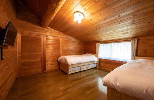 Nasu Casa | Log house with nature BBQ grill available Projector available Pets allowed 3 bedrooms Up to 3 parkin / Nasugun Tochigi