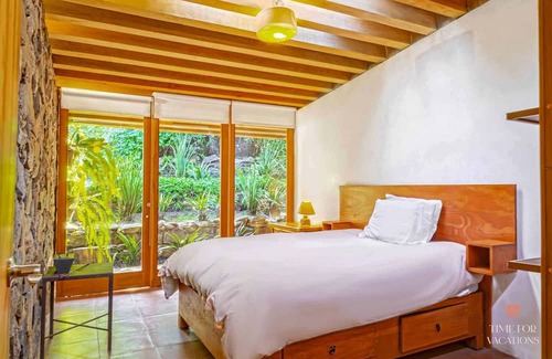 Valle de Bravo Casa | Magical Stone Home on 20-acre Ranch, Amazing Views, Patio w/BBQ & Dining Table