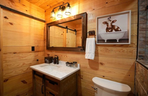Bridgeport Cabina | CampQYB- Modern Lux Cabin, Hot Tub, FirePit, Games