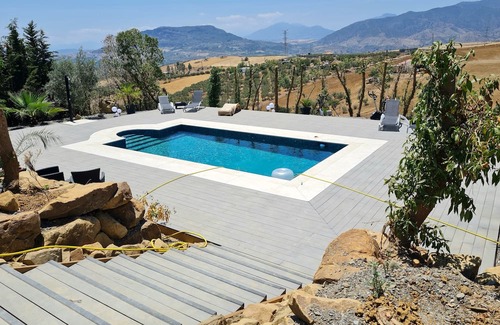Alora Apartamento | Tolles Studio "La Piscina "mit Fantastischer Aussicht auf Alora/andalusien