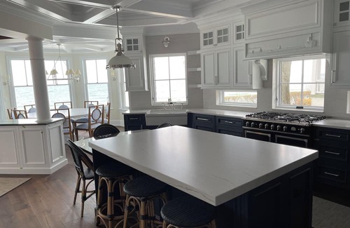 Macatawa Casa | Sweet Caroline . Lake MI Waterfront . Private Beach . Elevator . Sleeps 14
