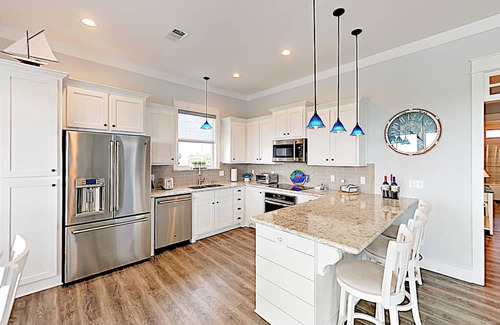 Galveston Casa | Laguna Beach 2BR | Waterfront Views, Two Living Areas & Grill