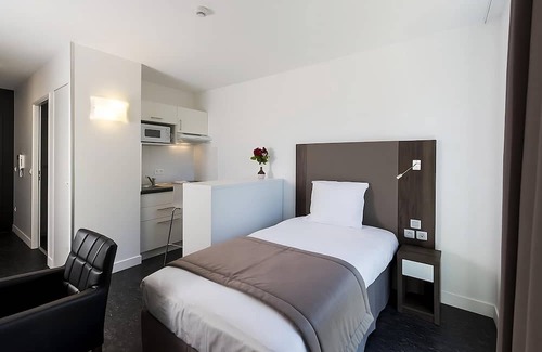 Dijon Hotel | Modern Mini-Apartment with Kitchen Amenities & Peaceful Surroundings