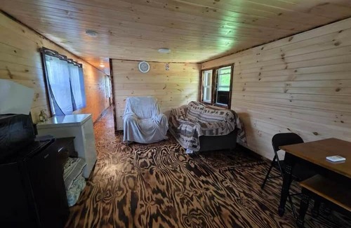 South Butler Cabina | Charming Cabin in Clyde, with a relaxing hot tub!