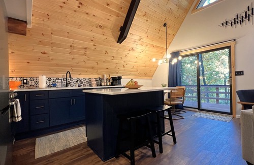 Carrolltowne Cabina | Renovated 1973 Aframe with Hot Tub