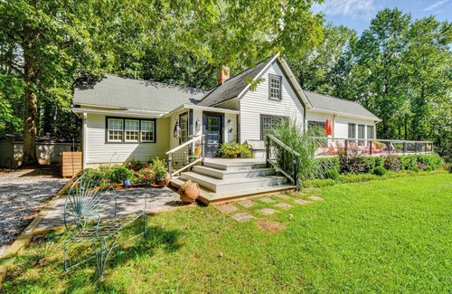 Demorest Casa | 30 Acres & Pond: North Georgia Mtn Farmhouse