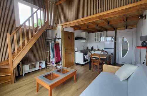 Le Trait Apartamento | Studio 5 - Duplex 45m2 with all comforts. 8m2 terrace with garden furniture.