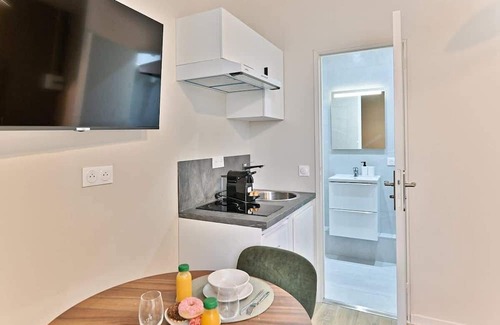Le Pre-Saint-Gervais Apartamento | Studio cosy climatisé – confort & calme