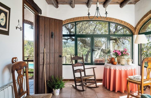 Calabazares Cabaña | Casa Olivo ideal for families with private pool and fireplace. Sierra d Aracena