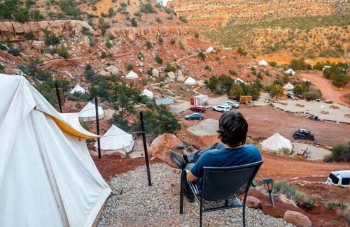 Hildale Casa | Dry Tent Near Zion National Park - Double Queen Bed