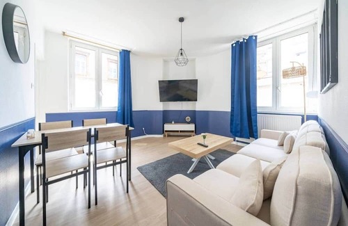 Homecourt Apartamento | Bleu Océane - Wifi - Gare - 3 lits - Tout équipé