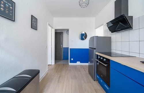 Homecourt Apartamento | Bleu Océane - Wifi - Gare - 3 lits - Tout équipé