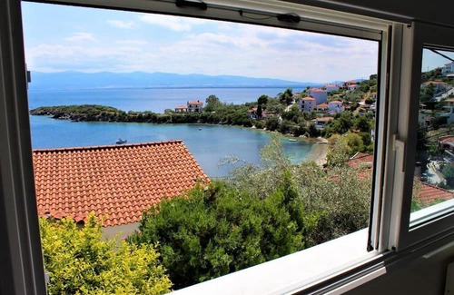 Volos Cabaña | Villa Alpha Sea View With Pool