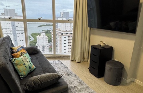 Fazenda Apartamento | Studio with sea view - Itajaí/BC - main beaches of Itajaí and BC.