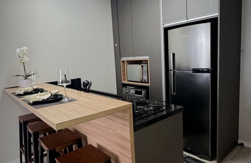 Fazenda Apartamento | Studio with sea view - Itajaí/BC - main beaches of Itajaí and BC.