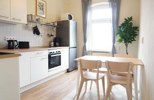 Ilversgehofen Apartamento | 70m2 Period-Apartment w/2BR, Smart-TV, parking