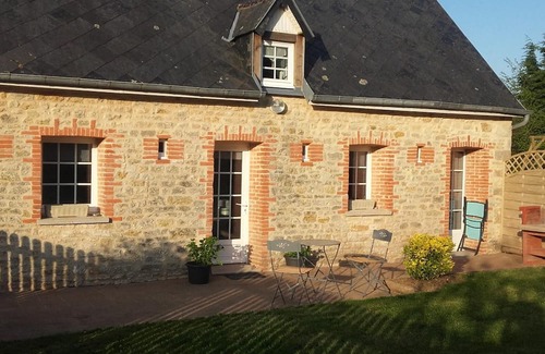 Saint-Marcouf Cabaña | Casa de Vacaciones con Wi-Fi, Jardín Cerrado y Mascotas Permitidas en Saint-Marcouf