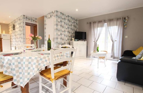 Saint-Marcouf Cabaña | Casa de Vacaciones con Wi-Fi, Jardín Cerrado y Mascotas Permitidas en Saint-Marcouf