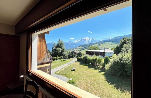 Combloux Apartamento | Comfortable studio with a view of the Mont-Blanc
