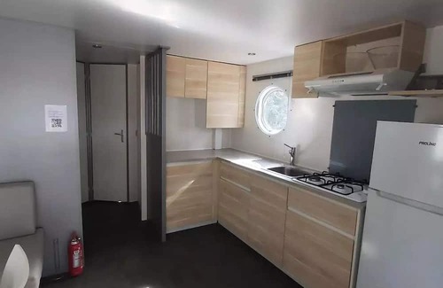 Bizanet Casa | Ushuaïa Villages Camping Figurotta * - Mobile Home Mistral 35m² - 2 bedrooms + air conditioning + covered terrace for 6 people