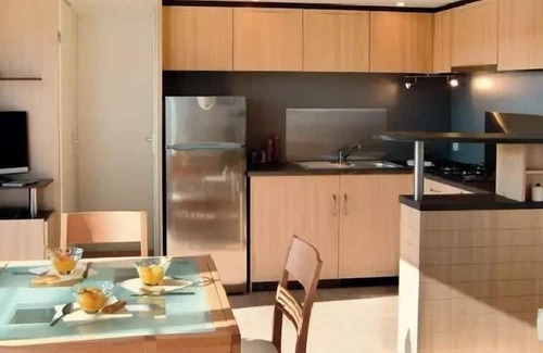 Commequiers Casa | Camping The 4-Leaf Clover * - Air-conditioned Nautil home mobile home - 37 m² - 2 bedrooms + dressing room (2014) 4 people