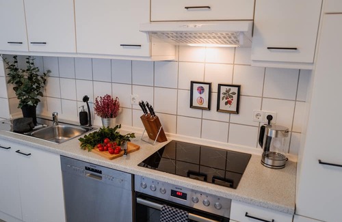 Schwerin Apartamento | Balkon-suite am Sieben-seen-center für 4