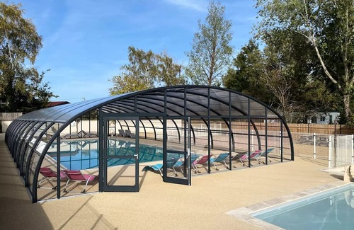 Paray-le-Monial Casa | Camping Au Bon Lieu * - Mobile Home ADELIE + - 2 bedrooms 5 people