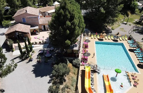Saint Maime Casa | Camping Flower La Rivière * - Family Confort mobile home 32m² (3 bedrooms) + Covered terrace + Air conditioning 8 people