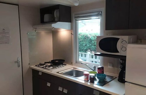 Saint Maime Casa | Camping Flower La Rivière * - Family Confort mobile home 32m² (3 bedrooms) + Covered terrace + Air conditioning 8 people