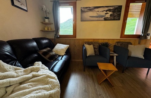 Tignes le Lac Apartamento | Ski-in ski-out garage superb Duplex view 8 people bright 3 bedrooms 2 bathrooms
