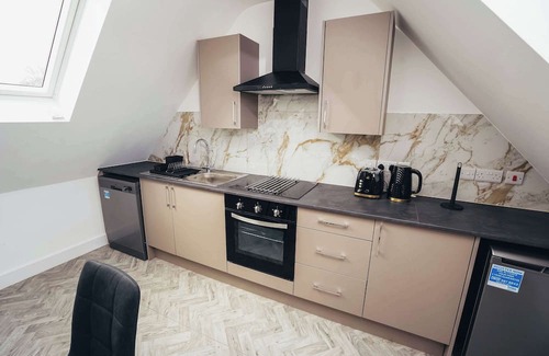 Barrow-on-Trent Apartamento | Hen & Chickens Luxury Apt Free Parking | By DerBnB