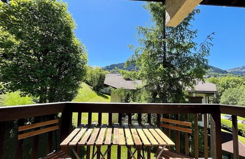 Megeve Apartamento | Apartment with balcony in the heart of Megève