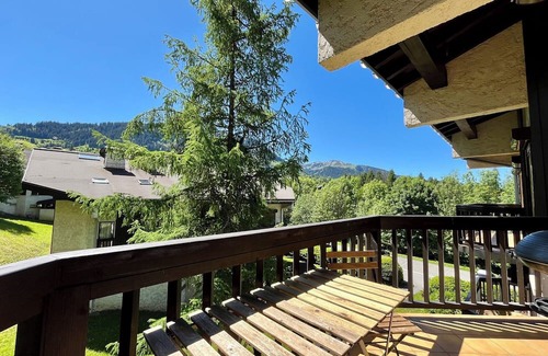 Megeve Apartamento | Apartment with balcony in the heart of Megève