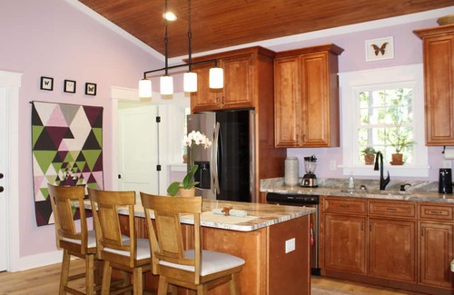 Coats Casa | Peaceful Studio Style Home with Accessible Features, Wood Burning Fireplace